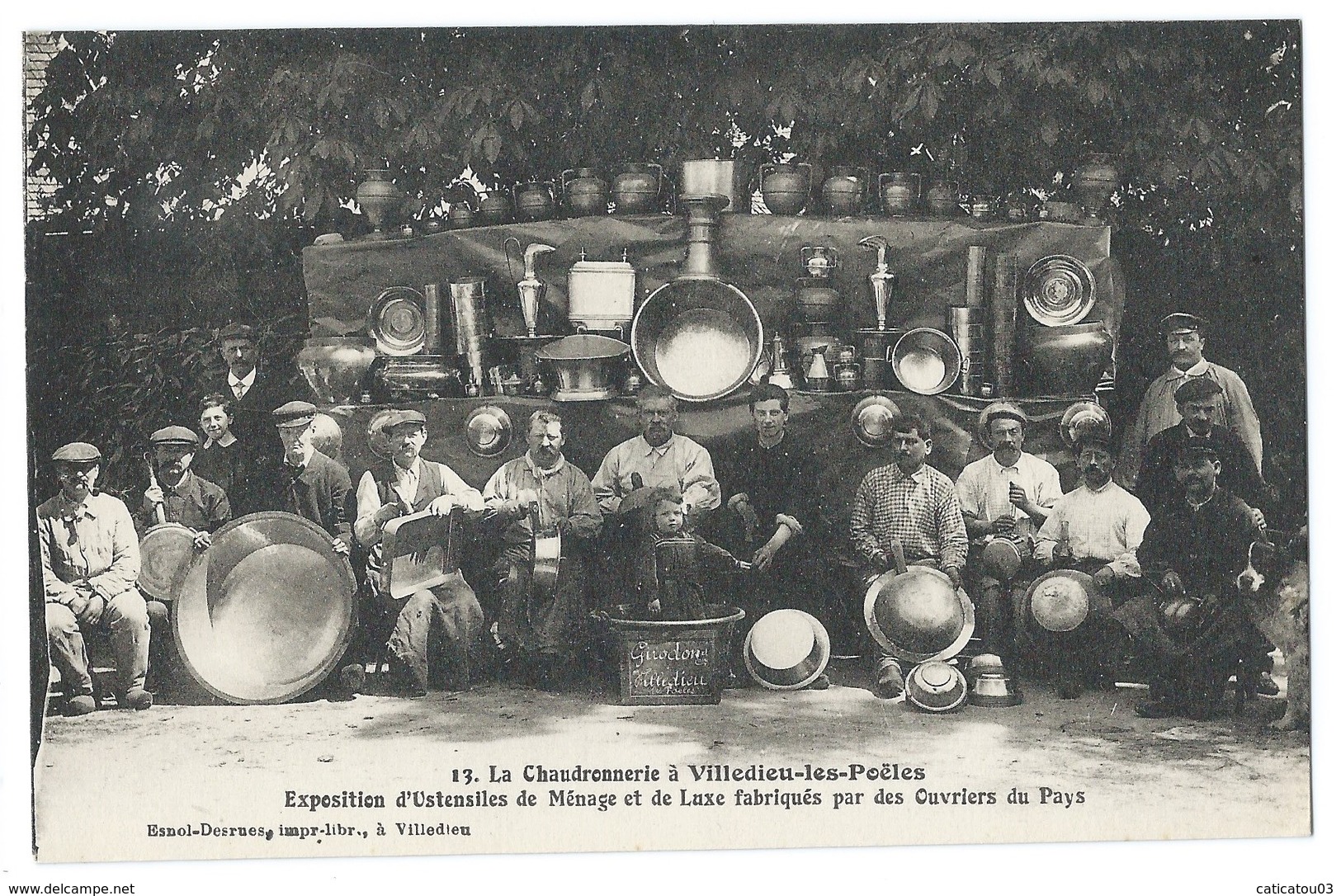 VILLEDIEU-les-POËLES (50) - La Chaudronnerie - Exposition D'Ustensiles De Ménage Et De Luxe Par Des Ouvriers Du Pays - Villedieu