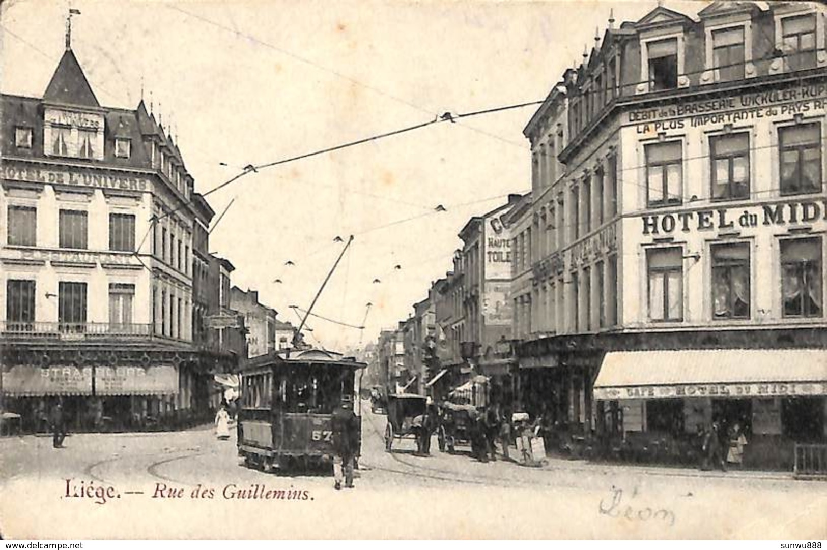 Liège - Top sélection de 36 cartes (animée, précurseur, tram,....voir scans) (Lot 1)