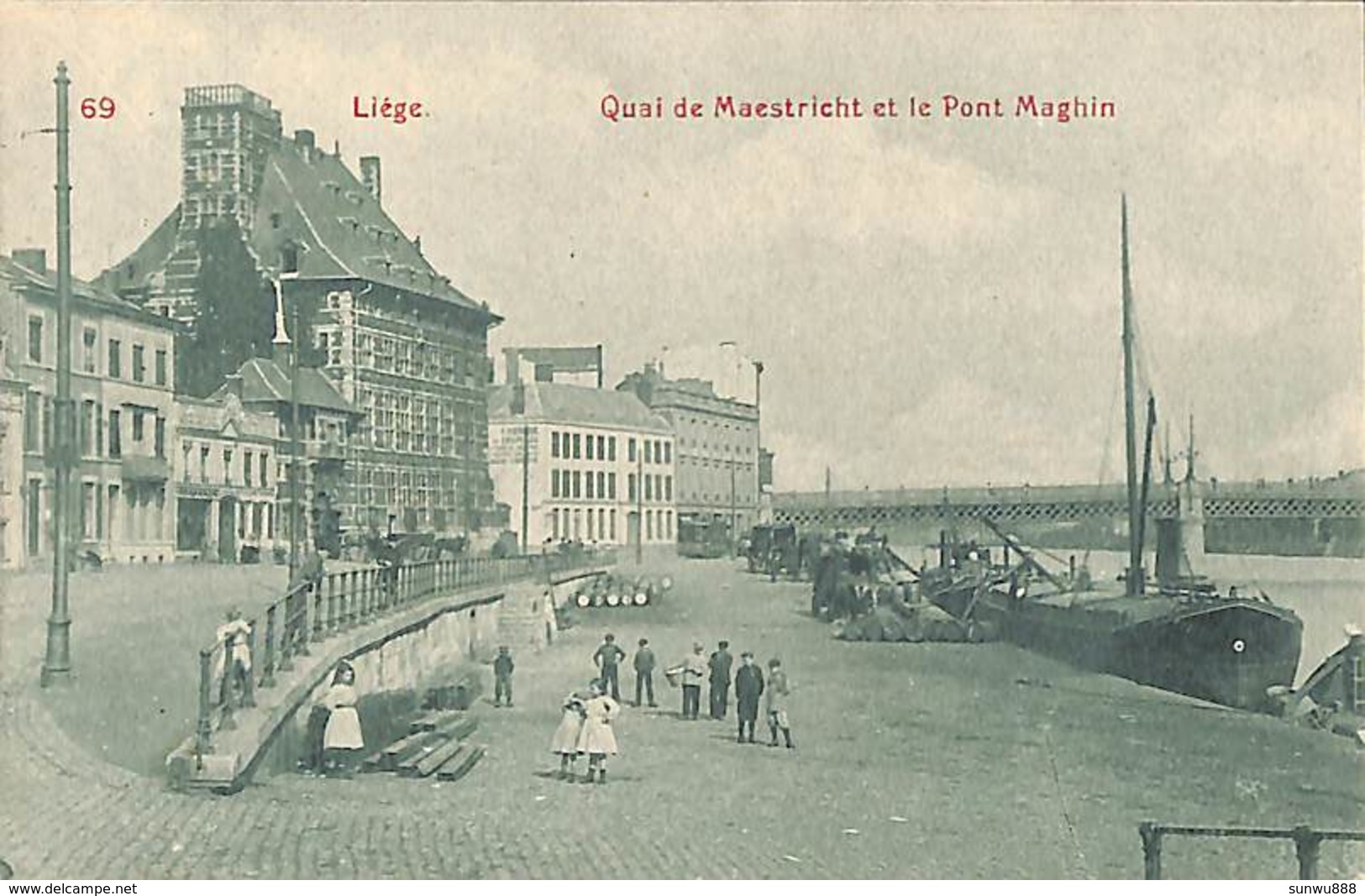 Liège - Top sélection de 36 cartes (animée, précurseur, tram,....voir scans) (Lot 1)