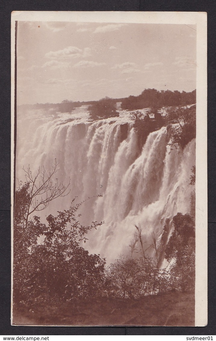 British South Africa Company - Rhodesia: PPC Picture Postcard To Belgium, 1911, 1 Stamp, Rare Use! (minor Discolouring) - Autres & Non Classés