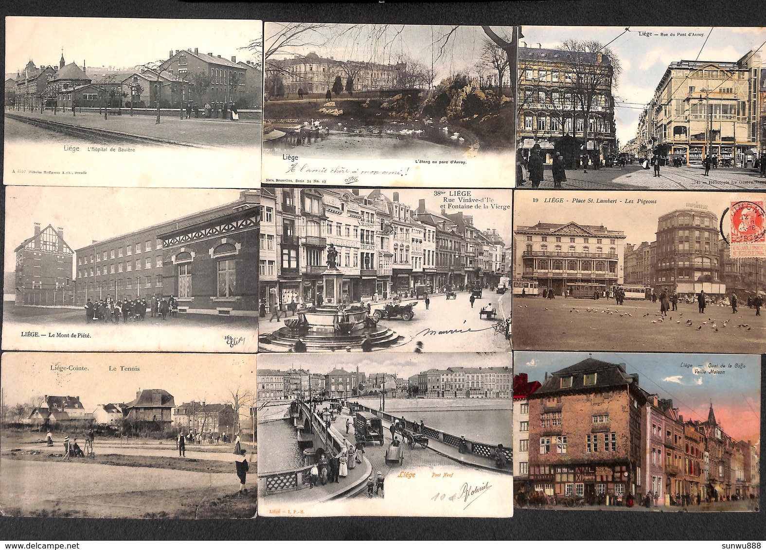 Liège - Top Sélection De 36 Cartes (animée, Précurseur, Tram,....voir Scans) (Lot 3) - Liege