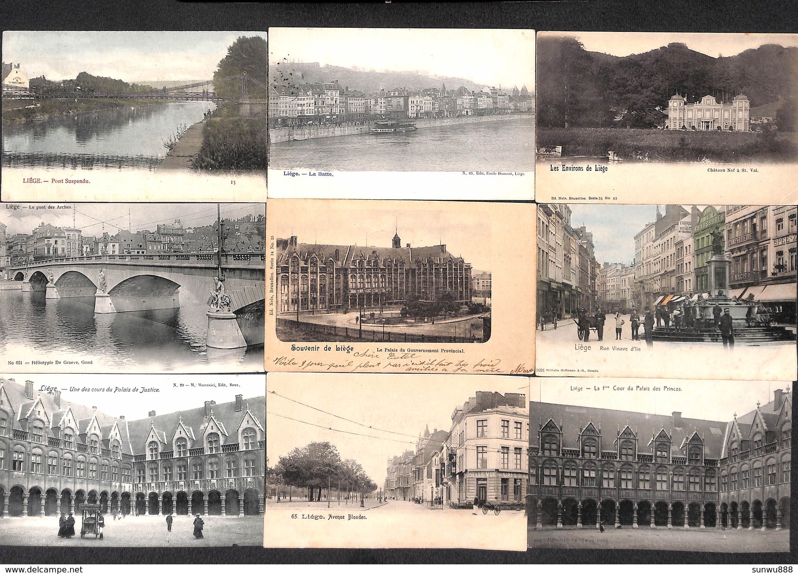 Liège - Top Sélection De 36 Cartes (animée, Précurseur, Tram,....voir Scans) (Lot 3) - Liege