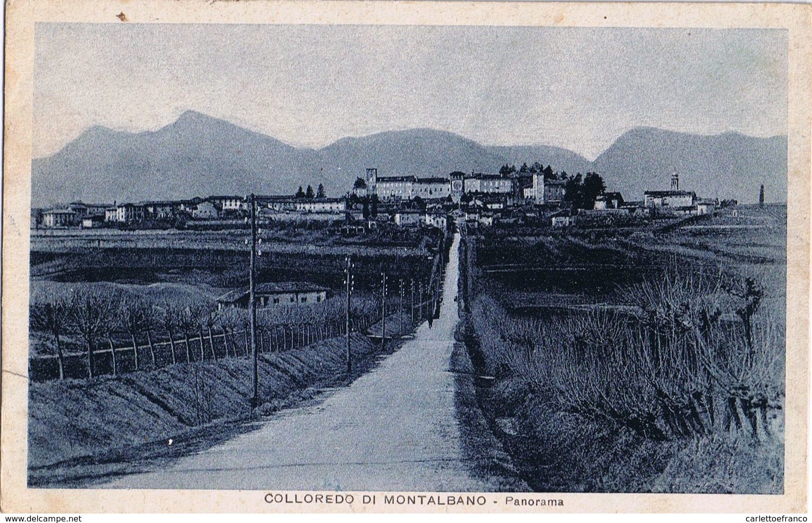Colloredi Di Montalbano Viaggiata 1938 - Udine