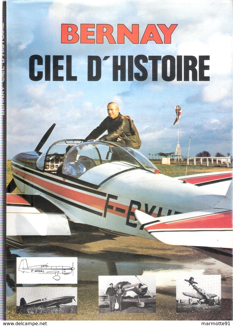 BERNAY CIEL D HISTOIRE AERODROME AVIATION PIONNIER GUERRE AVION PILOTE CLUB AERONAUTIQUE - Avion