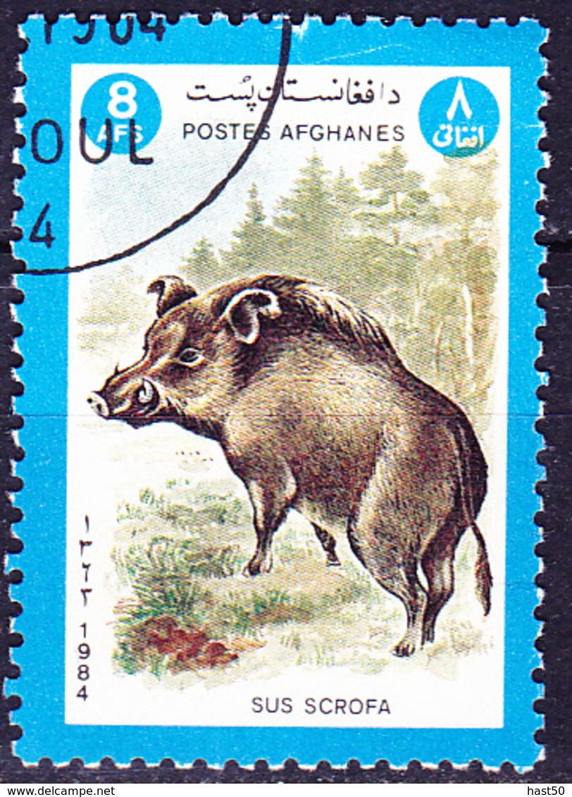 Afghanistan - Wildschaf (Ovis Ammon) (MiNr: 1345) 1984 - Gest Used Obl - Afghanistan