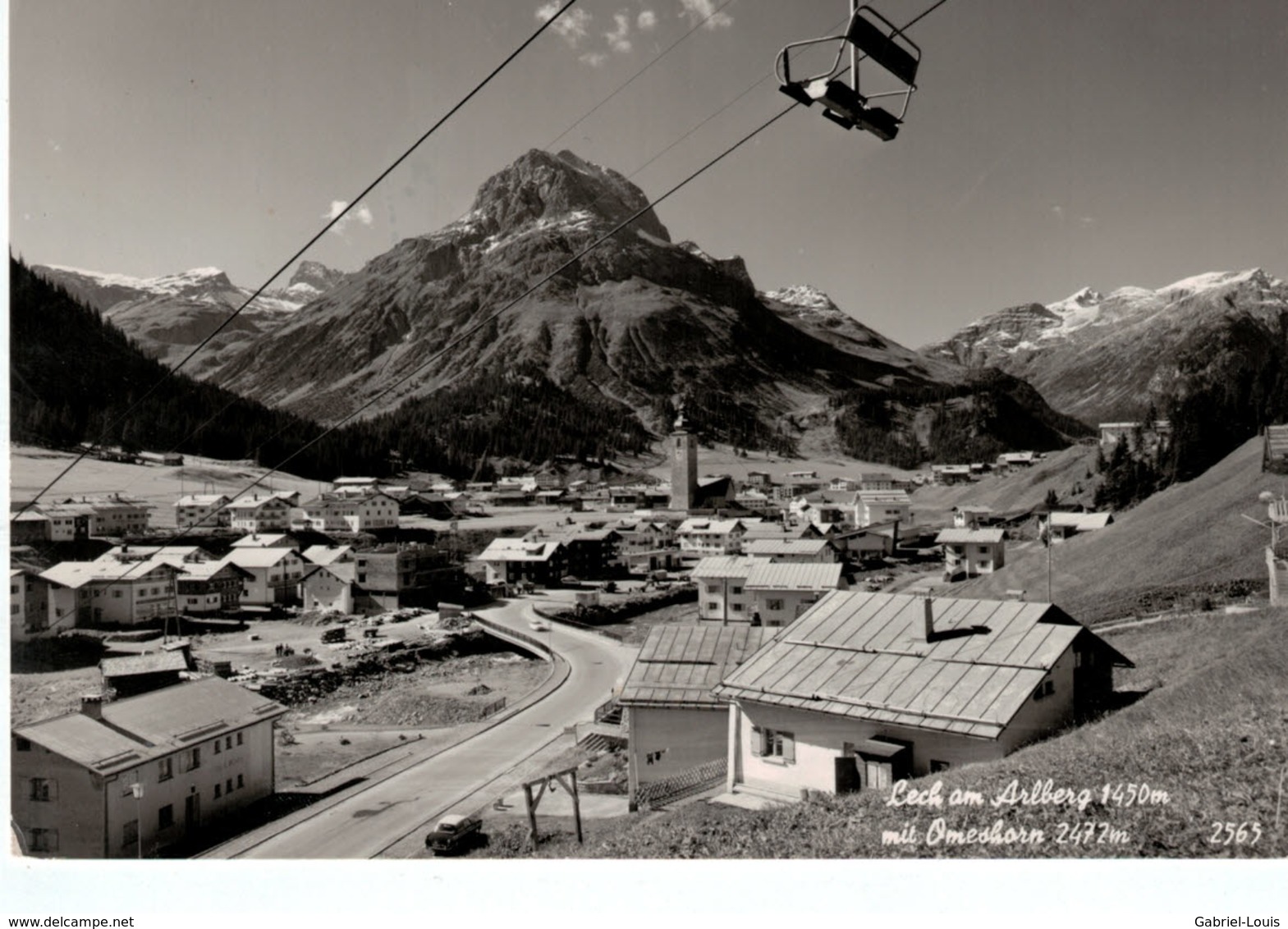 Lech Am Arlberg Mit Omeshorn ( Carte 10 X 15 Cm) - Lech