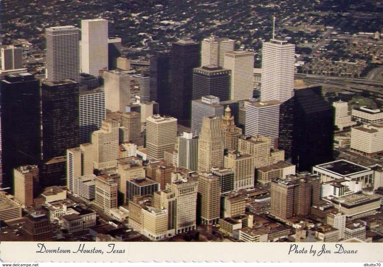 Downtown Houston - Texas - Formato Grande Viaggiata – E 5 - Mondo