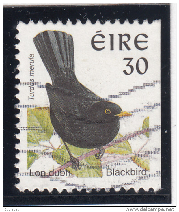 Ireland 1998-99 Used Scott #1113i 30p Blackbird - Birds - Oblitérés