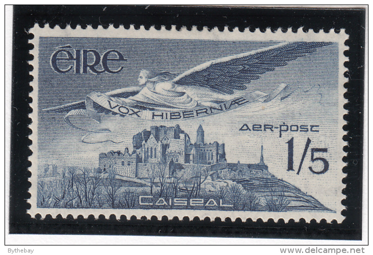 Ireland 1948-65 MH Scott #C7 1sh6p Angel Over Rock Of Cashel - Luftpost