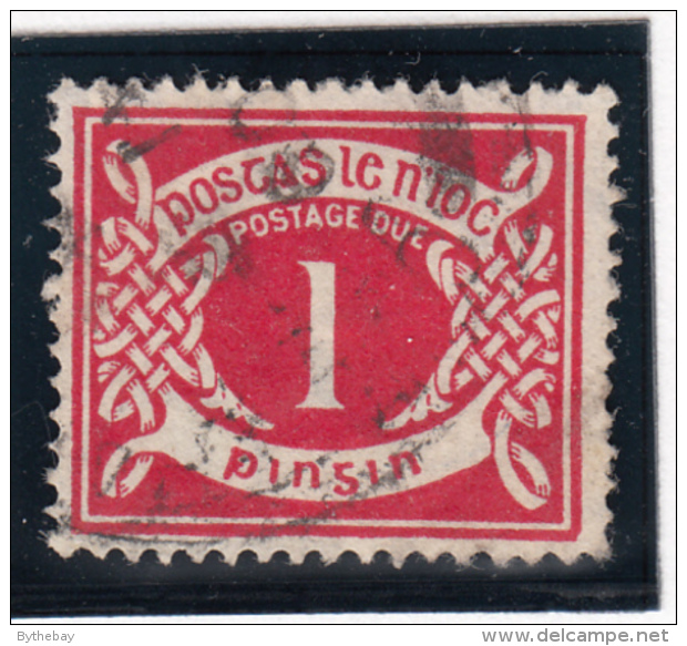 Ireland 1940-70 Used Scott #J6 1p Numeral - Postage Due