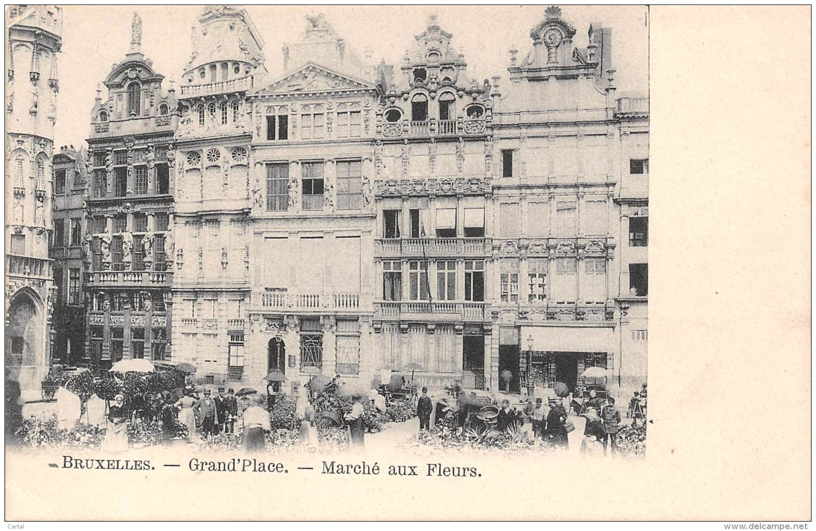 BRUXELLES - Grand'Place - Marché Aux Fleurs - Markten