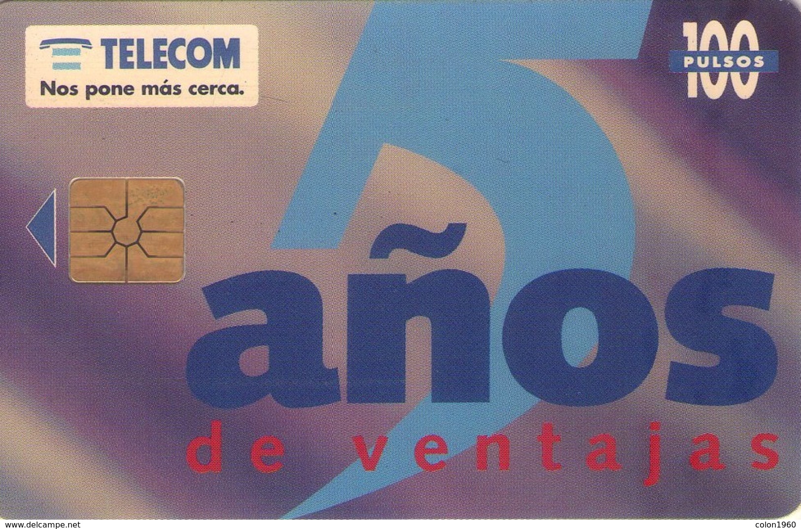 TARJETA TELEFONICA DE ARGENTINA. TLC-051, 5 AÑOS (314) - Argentinien