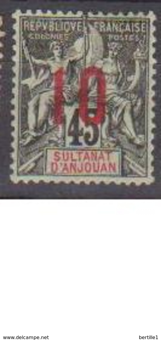 ANJOUAN       N° YVERT  :  27    NEUF SANS GOMME        ( SG     018  ) - Unused Stamps