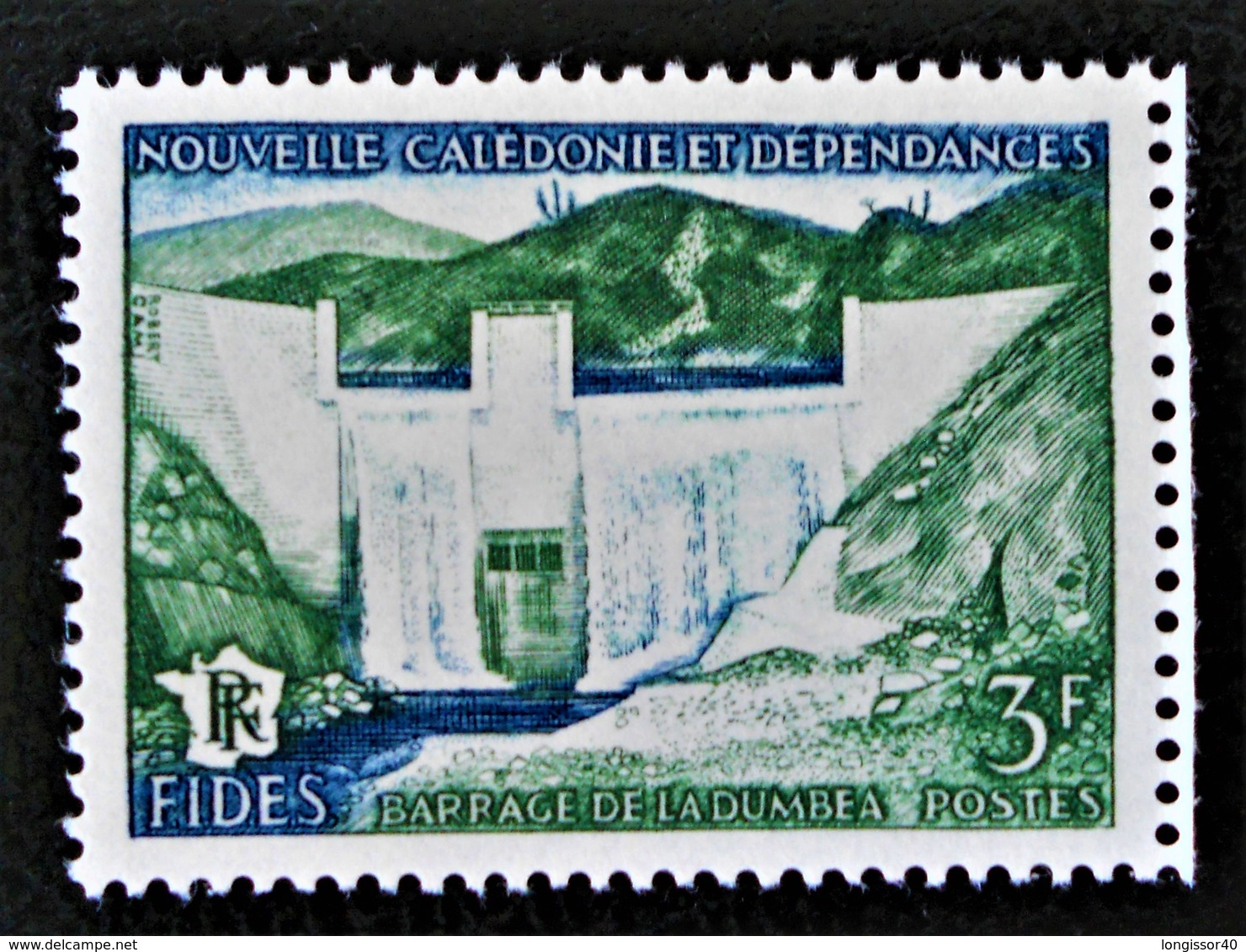 BARRAGE DE LA DUMBEA 1956 - NEUF ** - YT 287 - MI 360 - BORD DE FEUILLE - Neufs