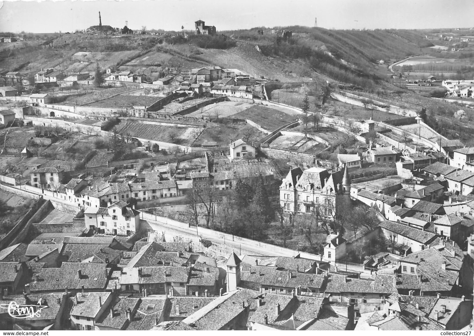 01-MONTLUEL- VUE  AERIENNE LA VILLE HAUTE - Montluel