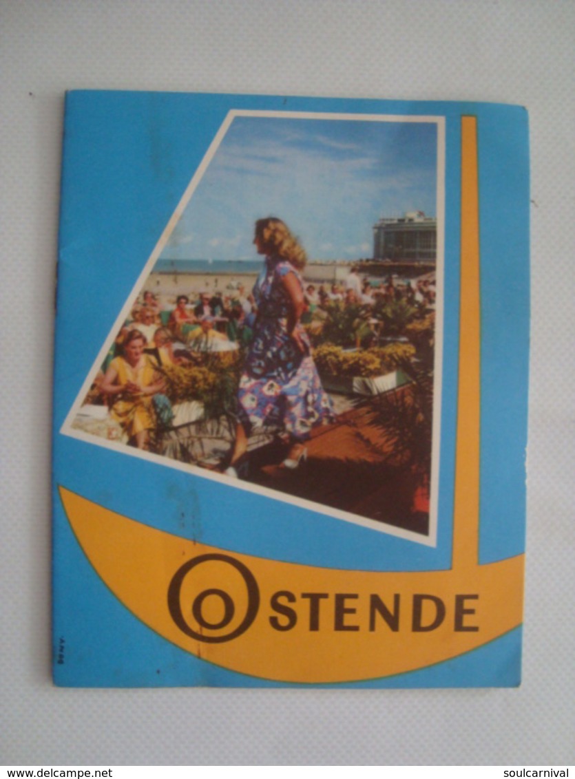 OOSTENDE - BELGIUM, BELGIQUE, OSTEND, OSTENDE, 1955 APROX. - Dépliants Touristiques