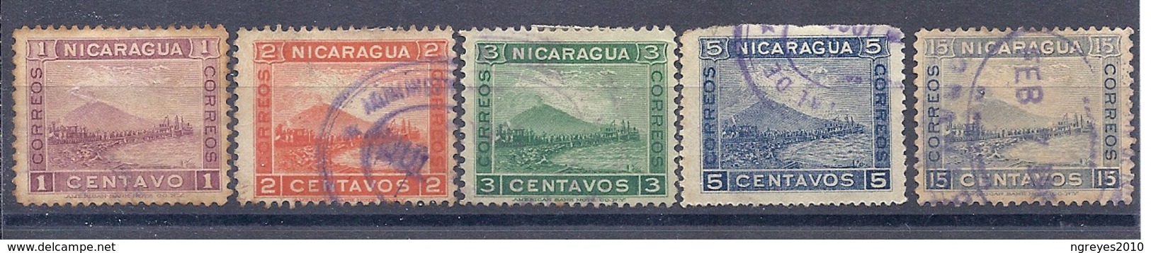 180029872  NICARAGUA  YVERT  Nº  121/2/3/5/8 - Nicaragua