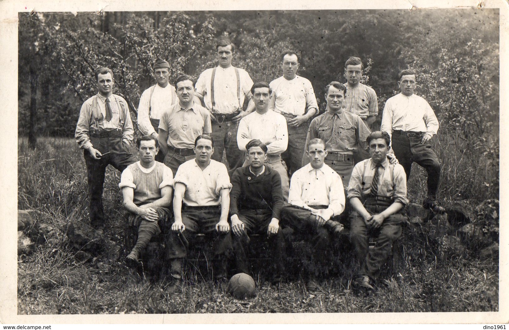 CPA 2197 - MILITARIA - Carte Photo Militaire - Football - Prisonniers De Guerre Stalag VI. G Allemagne Pour ANTONY - Personnages