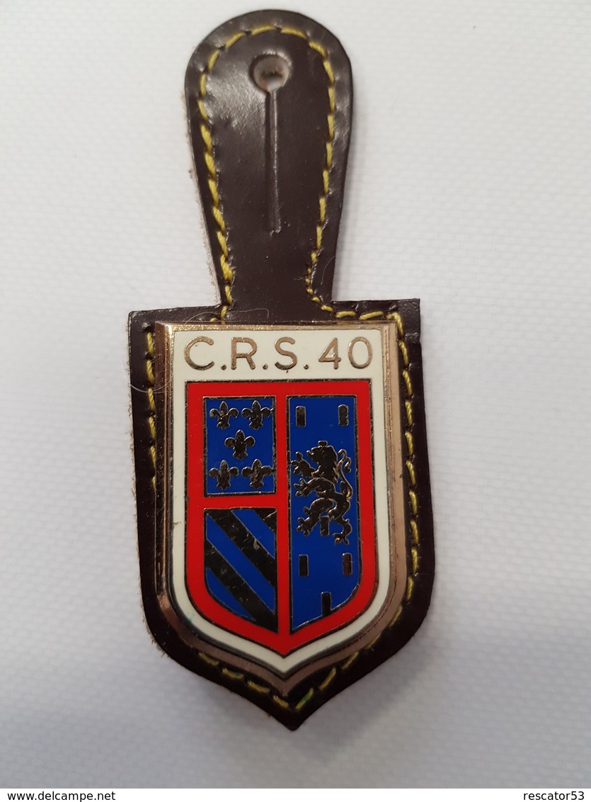 Insigne Compagnie De CRS N°40 - Police & Gendarmerie