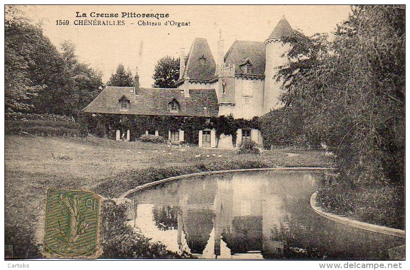23 CHENERAILLES  Château D'Ognat - Chenerailles