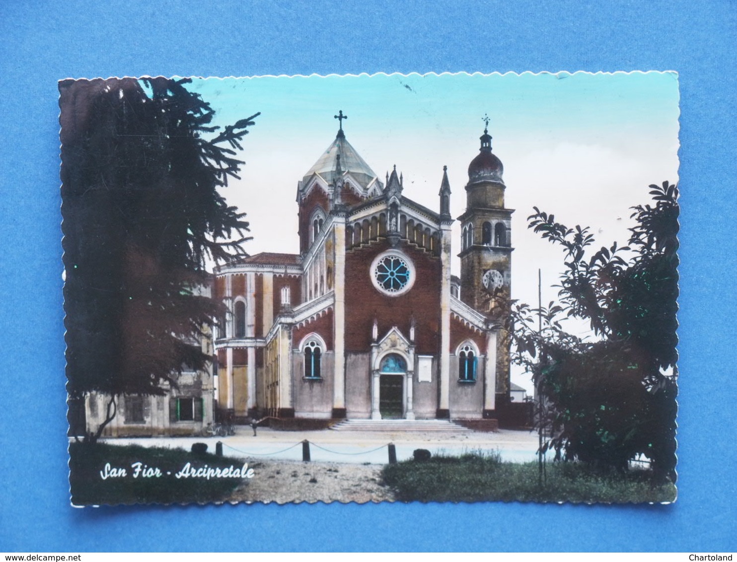 Cartolina San Fior - Arcipretale - 1957 - Treviso