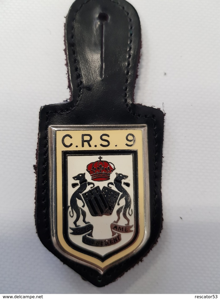 Insigne Compagnie De CRS N°9 - Police & Gendarmerie