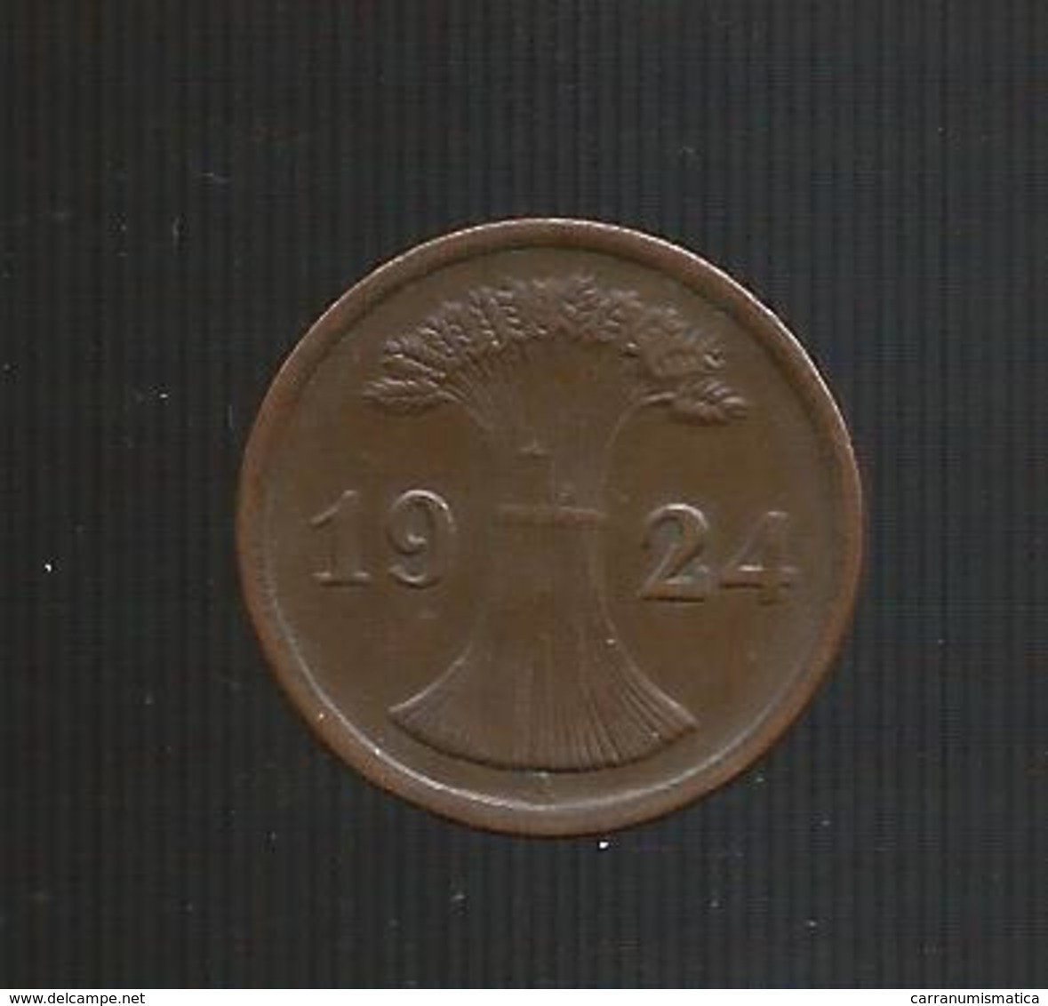 DEUTSCHLAND -  Weimarer Republik - 2 RENTENPFENNIG ( 1924 A ) - 2 Rentenpfennig & 2 Reichspfennig