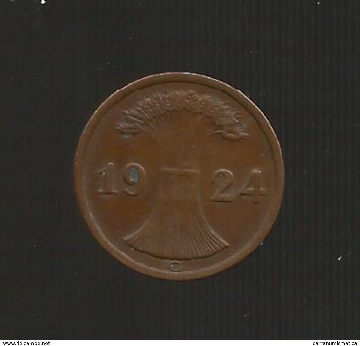 DEUTSCHLAND -  Weimarer Republik - 2 RENTENPFENNIG ( 1924 G ) - 2 Renten- & 2 Reichspfennig