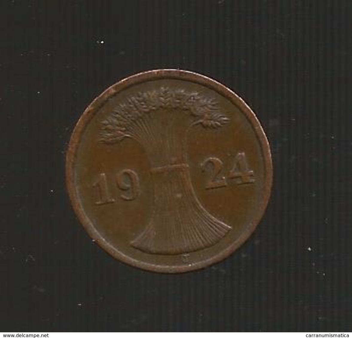 DEUTSCHLAND -  Weimarer Republik - 2 RENTENPFENNIG ( 1924 J ) - 2 Rentenpfennig & 2 Reichspfennig