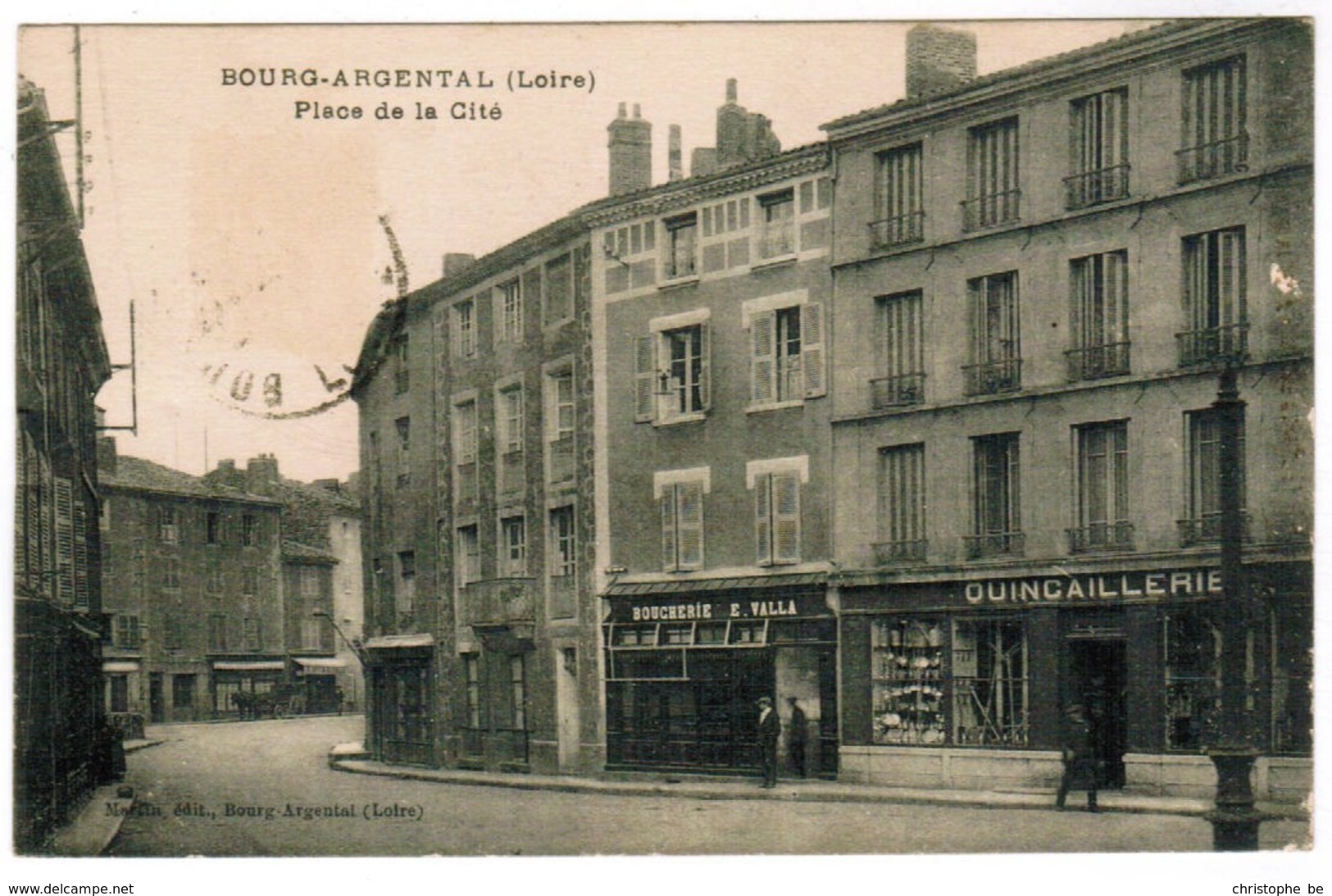 CPA Bourg Argental, Place De La Cité (pk44794) - Bourg Argental