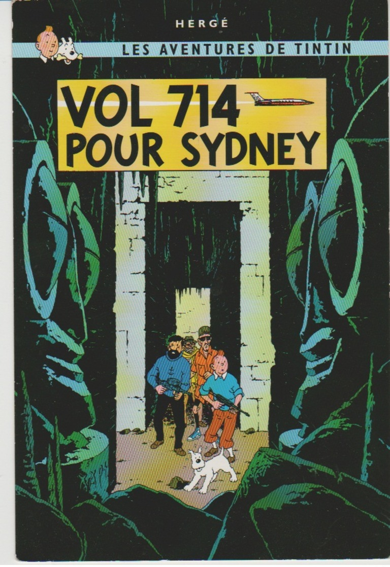 CP - TINTIN - Vol 714 Pour Sydney. - Hergé