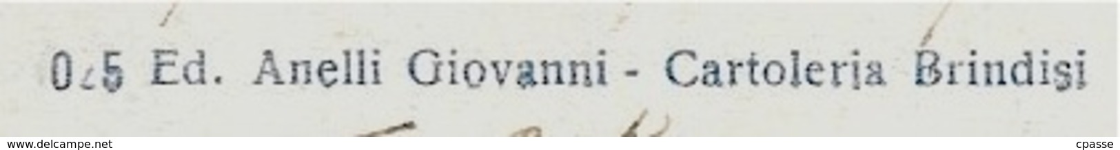 CPA ITALIE Italia Puglia BRINDISI - Colonna Romana ° Ed. Anelli Giovanni N° 025 - Brindisi