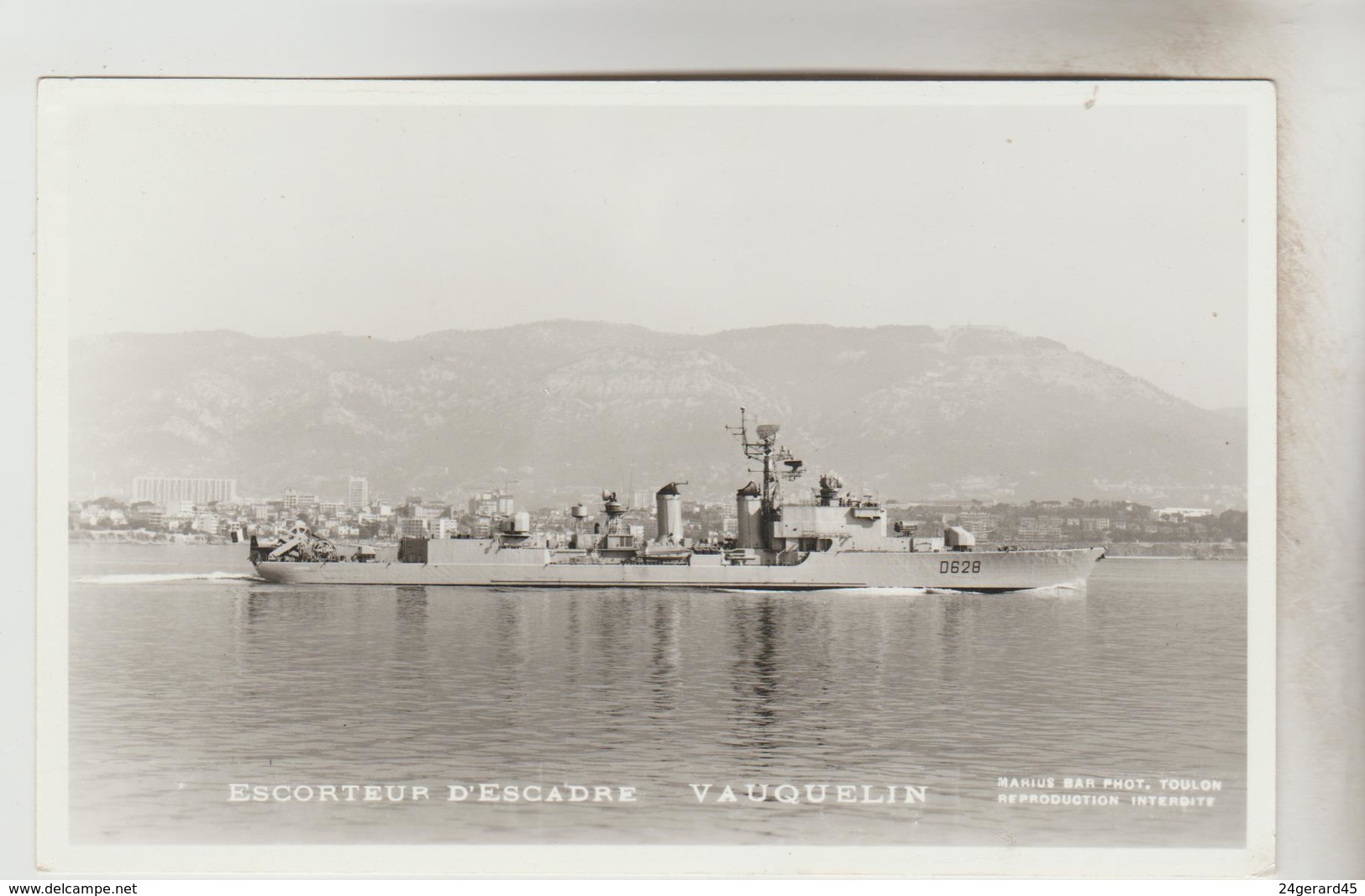 CPSM TRANSPORT BATEAU DE GUERRE FRANCAIS - Escorteur D'escadre "VAUQUELIN" - Warships