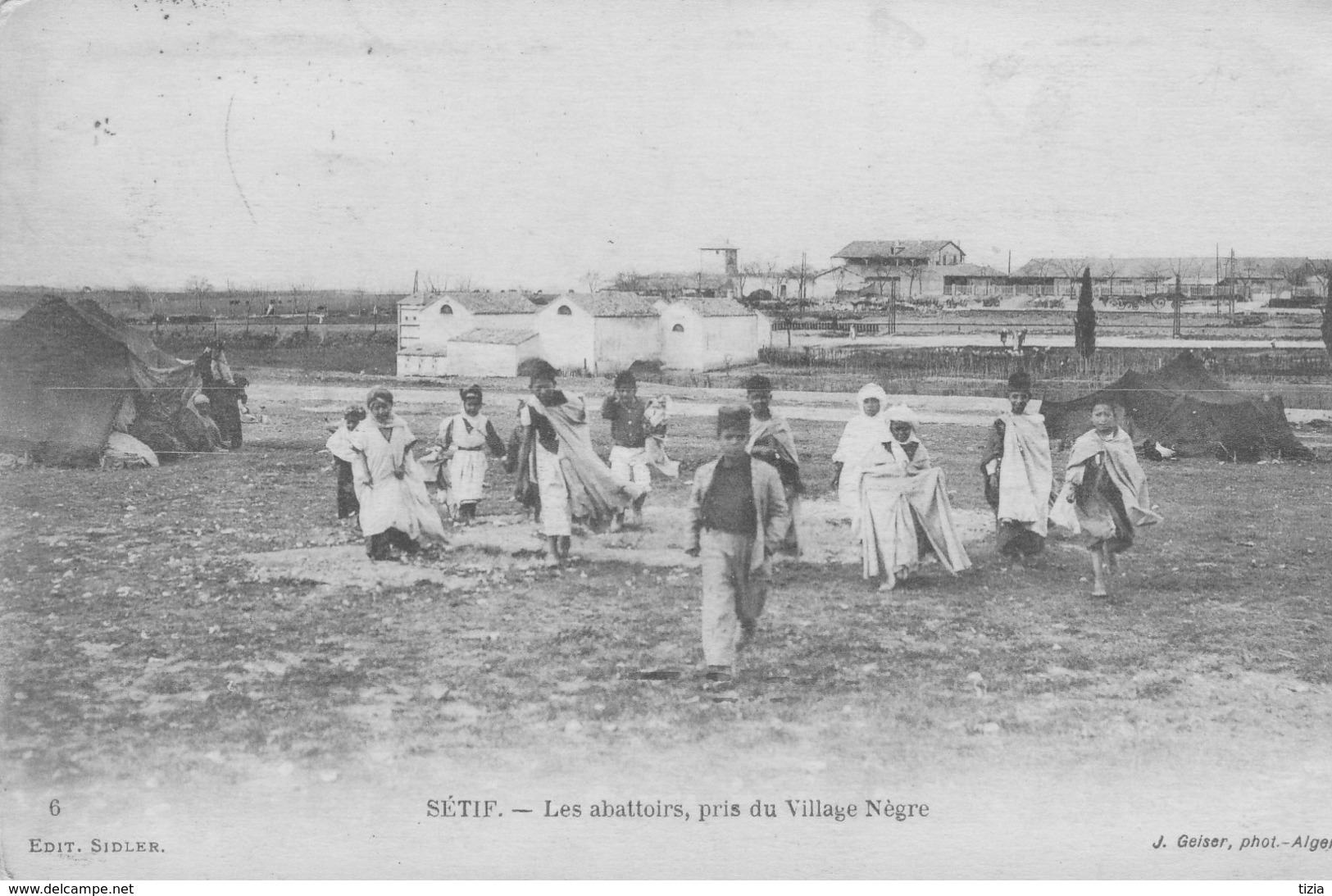 Sétif.  Les Abbattoirs, Pris Du Village Nègre.--scan--- - Scènes & Types