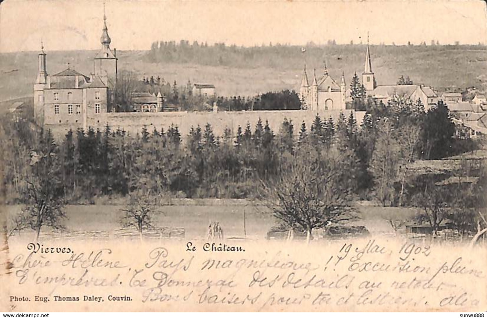 Vierves - Le Château (Photo Eug. Thomas Daley, 1902) - Viroinval