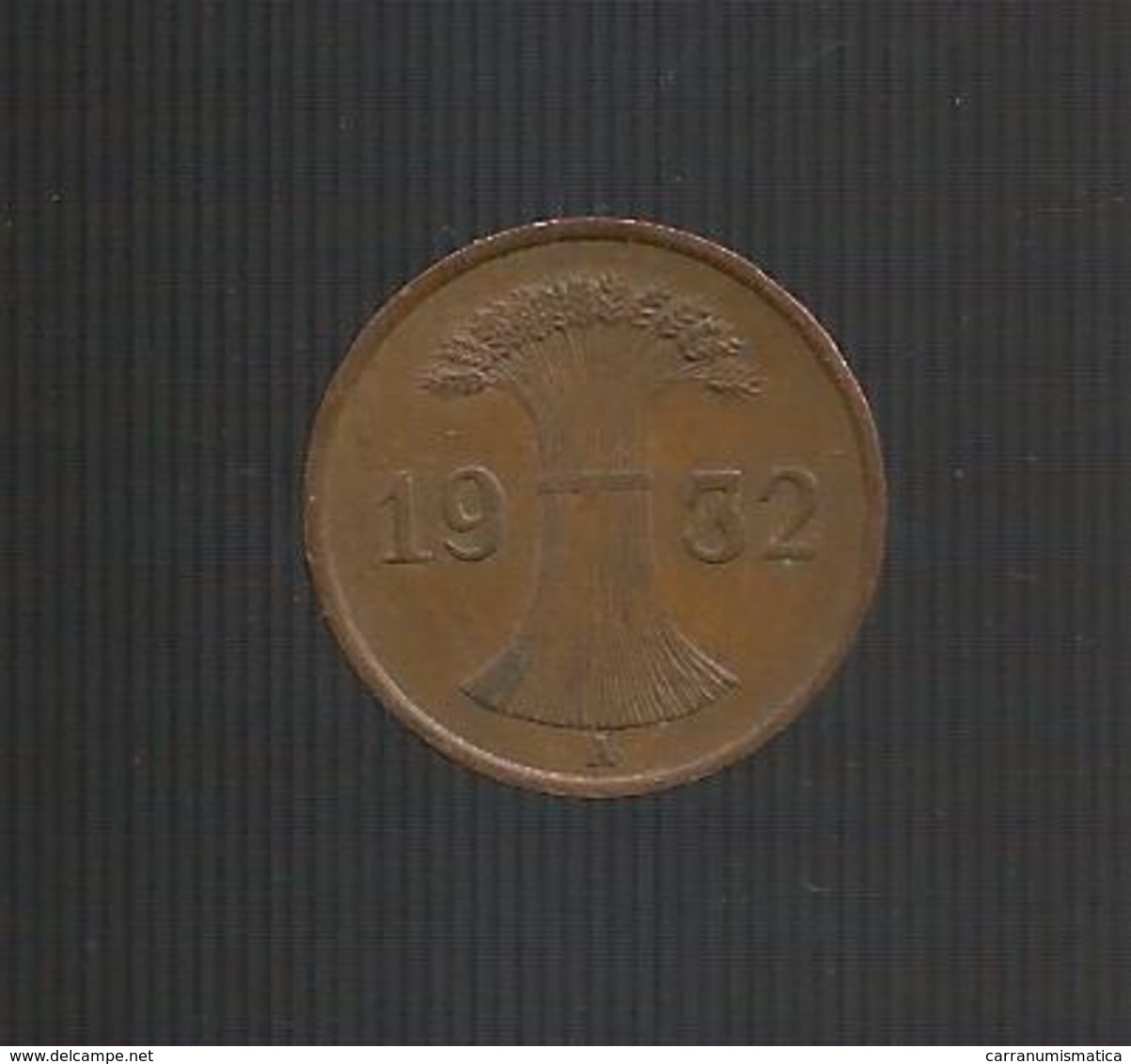 DEUTSCHLAND / GERMANY - Weimarer Republik - 1 REICHSPFENNIG ( 1932 A ) - 1 Rentenpfennig & 1 Reichspfennig