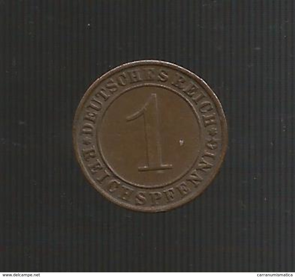 DEUTSCHLAND / GERMANY - Weimarer Republik - 1 REICHSPFENNIG ( 1929 A ) - 1 Rentenpfennig & 1 Reichspfennig