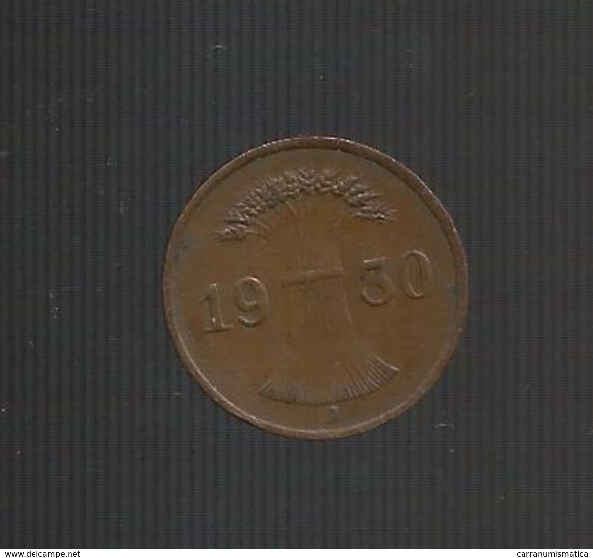 DEUTSCHLAND / GERMANY - Weimarer Republik - 1 REICHSPFENNIG ( 1930 A ) - 1 Rentenpfennig & 1 Reichspfennig