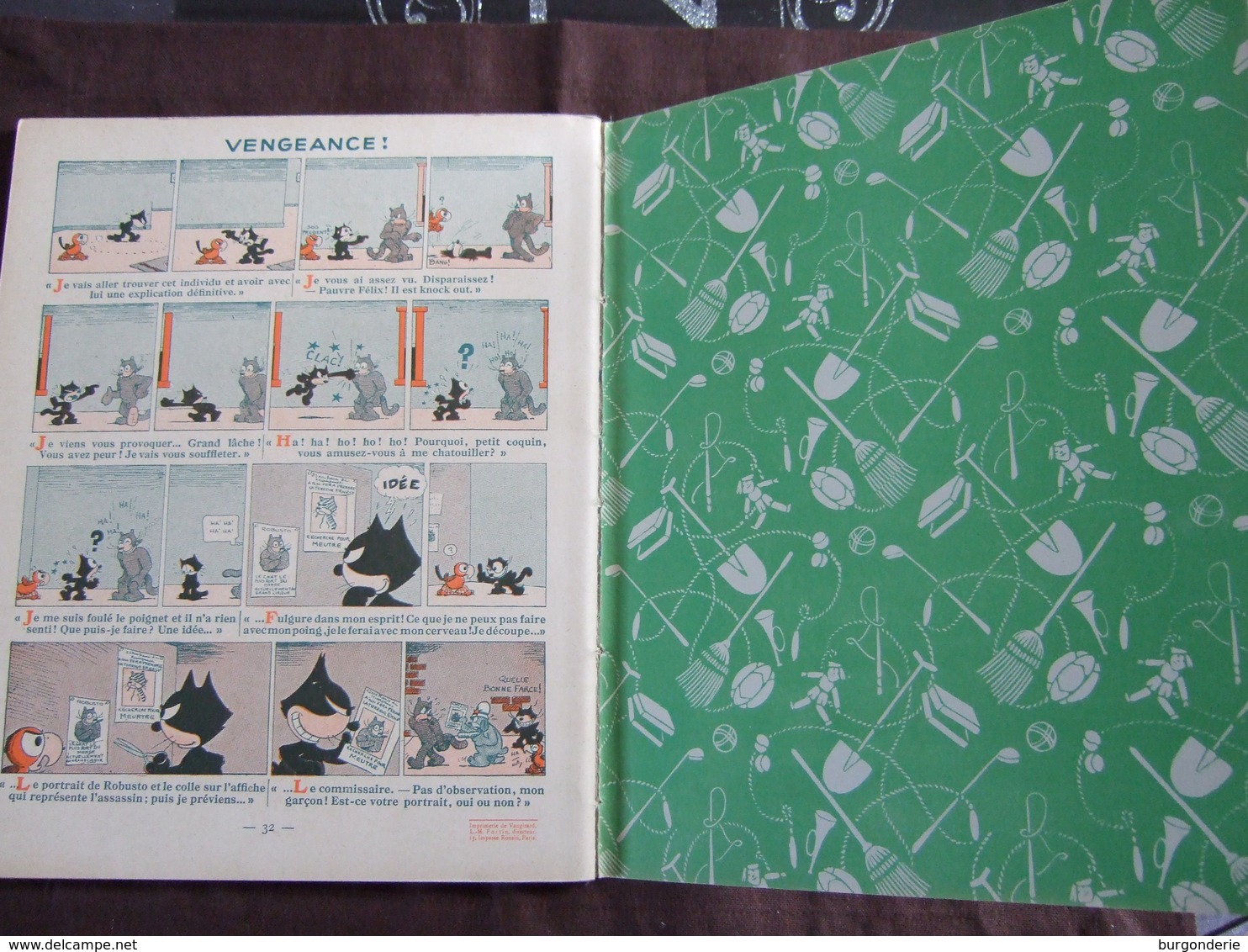 FELIX AU PAYS DE L'OGRE / ILLUSTRATIONS PAT SULLIVAN / HACHETTE / 1931 / N°2 DE LA SERIE