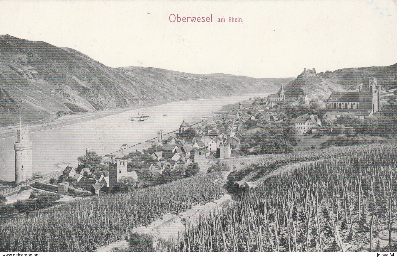 Allemagne - OBERWESEL Am Rhein - Noir Et Blanc - Oberwesel