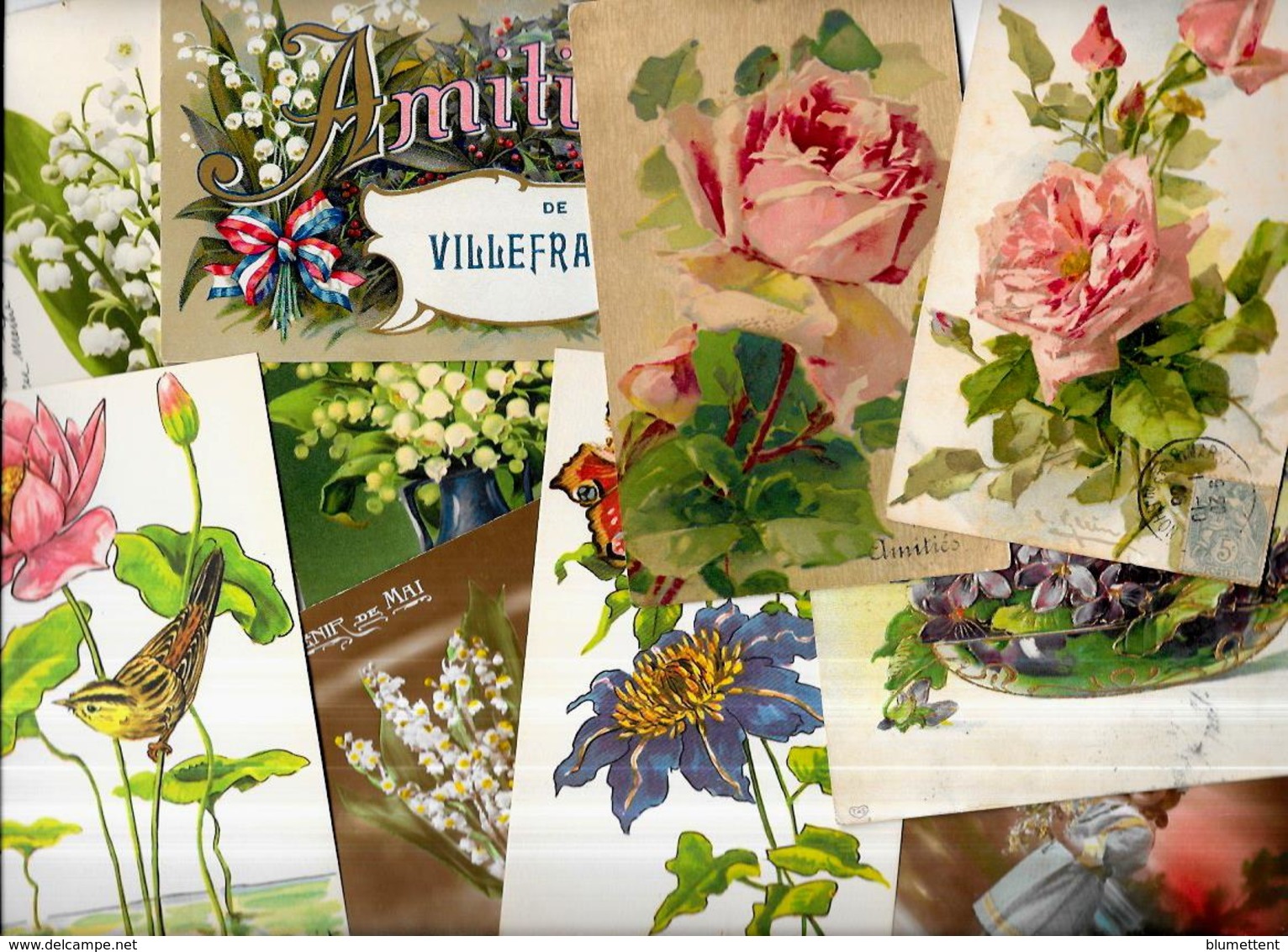 Lot 1305 De 10 CPA Fleurs Dont KLEIN Déstockage Pour Revendeurs Ou Collectionneurs - 5 - 99 Cartoline