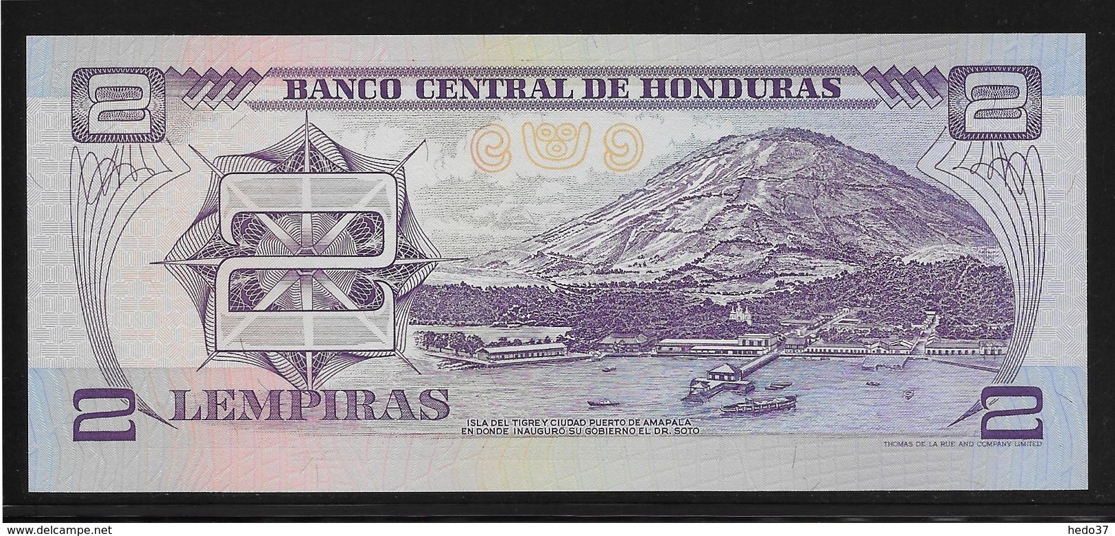 Honduras - 2 Lampiras - Pick N°72c - NEUF - Honduras