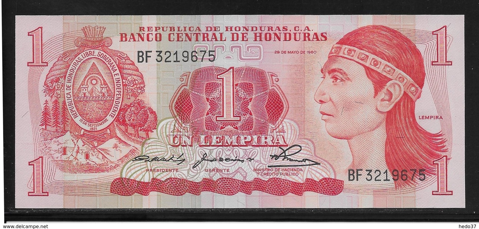 Honduras - 1 Lampira - 1980 - Pick N°68A - NEUF - Honduras