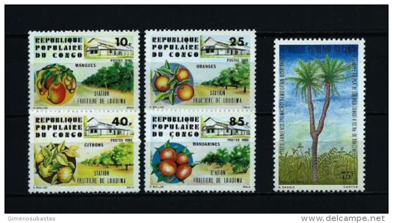 Congo (Brazzaville)  N&ordm; Yvert  604/7-621  En Nuevo - Nuevas/fijasellos