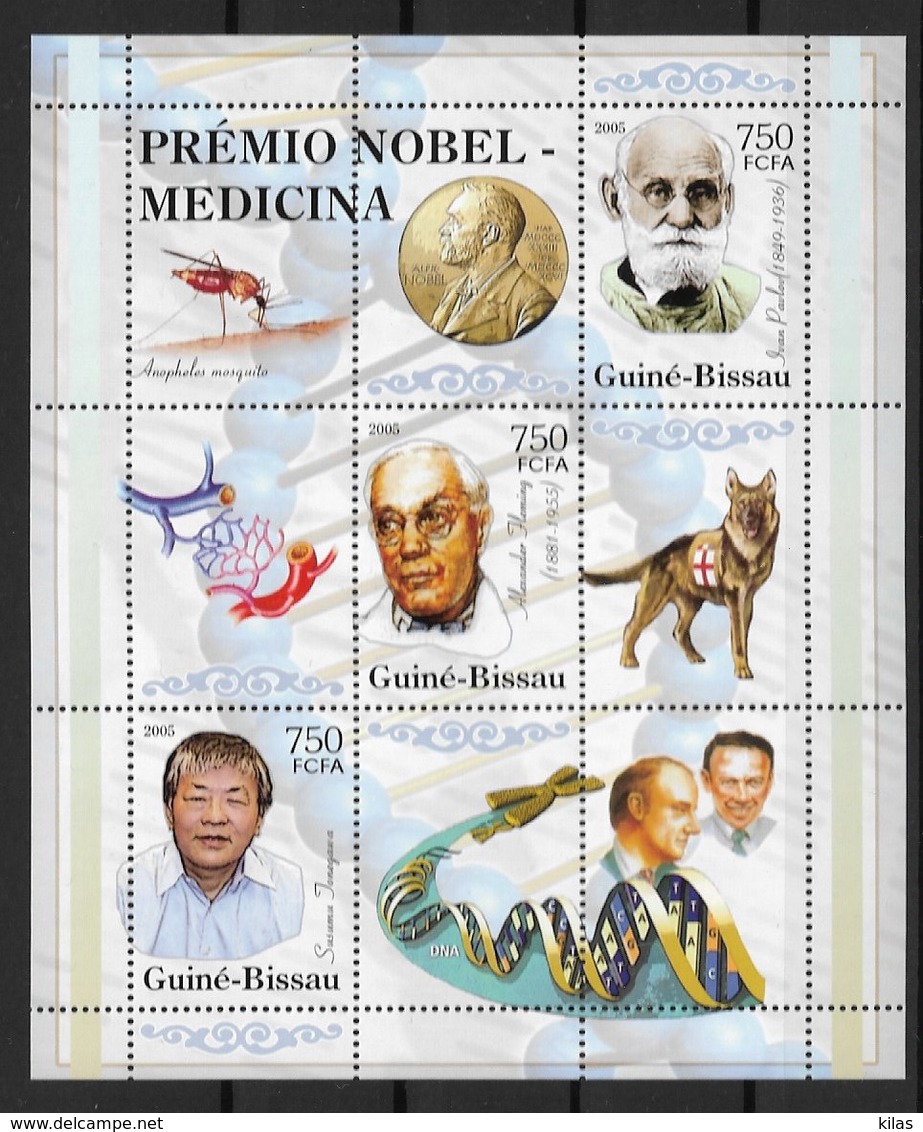 GUINEA - BISSAU  2005 Nobel Prize "medecin" - Nobel Prize Laureates