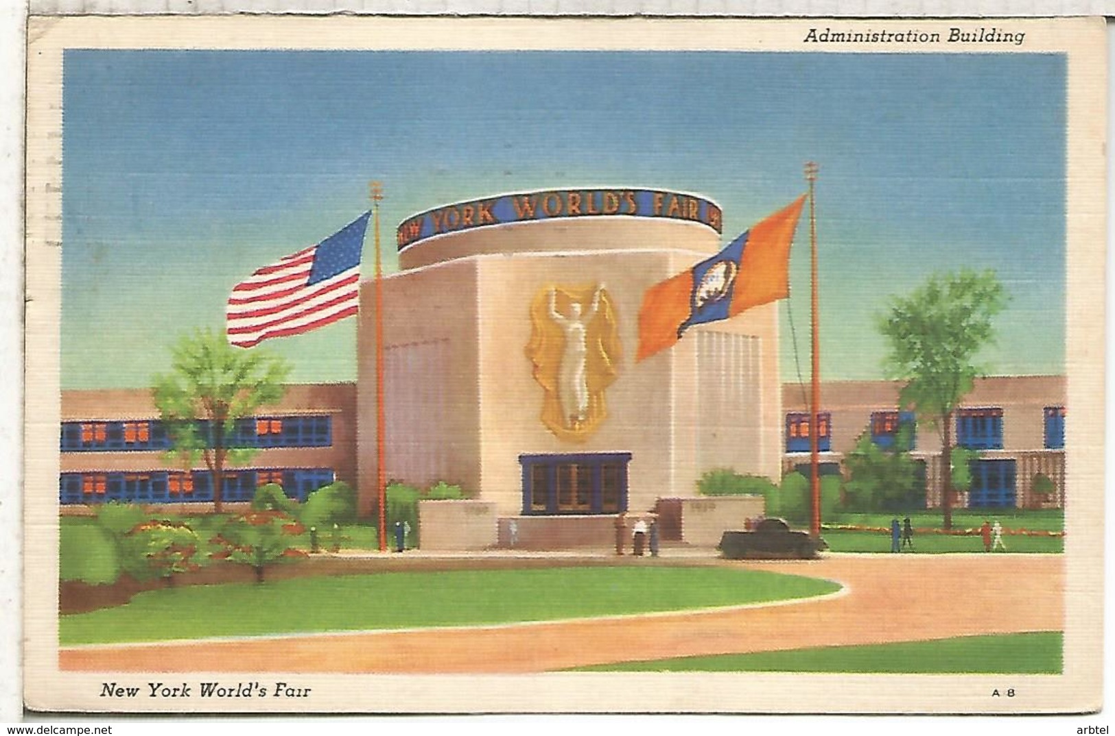 ESTADOS UNIDOS USA 1940 MAT WORLD'S FAIR FERIA MUNDIAL - Otros & Sin Clasificación