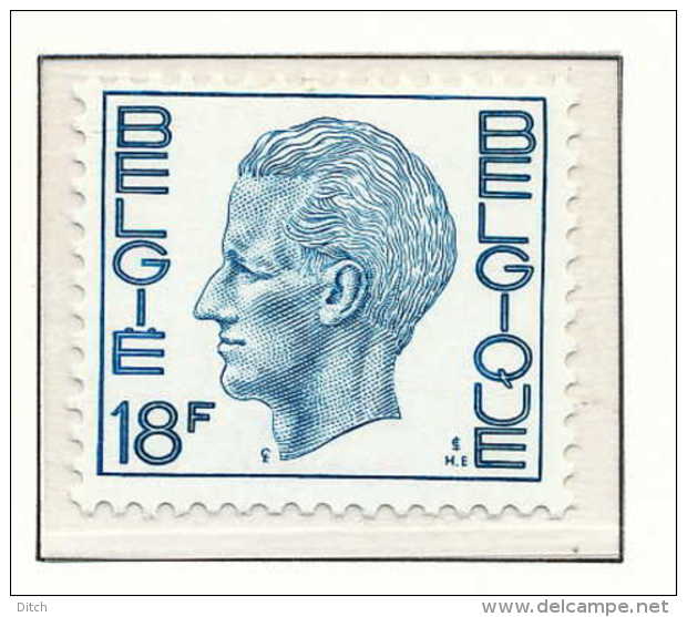 D- [150902] **/Mnh-N° 1586, 18F Bleu-gris, Type Elstrom, Papier Phosphore, SNC - 1970-1980 Elström