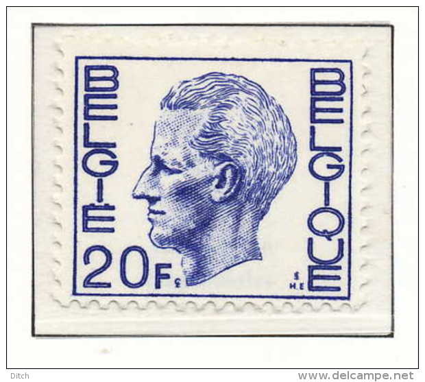 D- [150907] **/Mnh-N° 1587P4, 20F Bleu-violet, Type Elstrom, Papier Polyvalent, SNC - 1970-1980 Elström