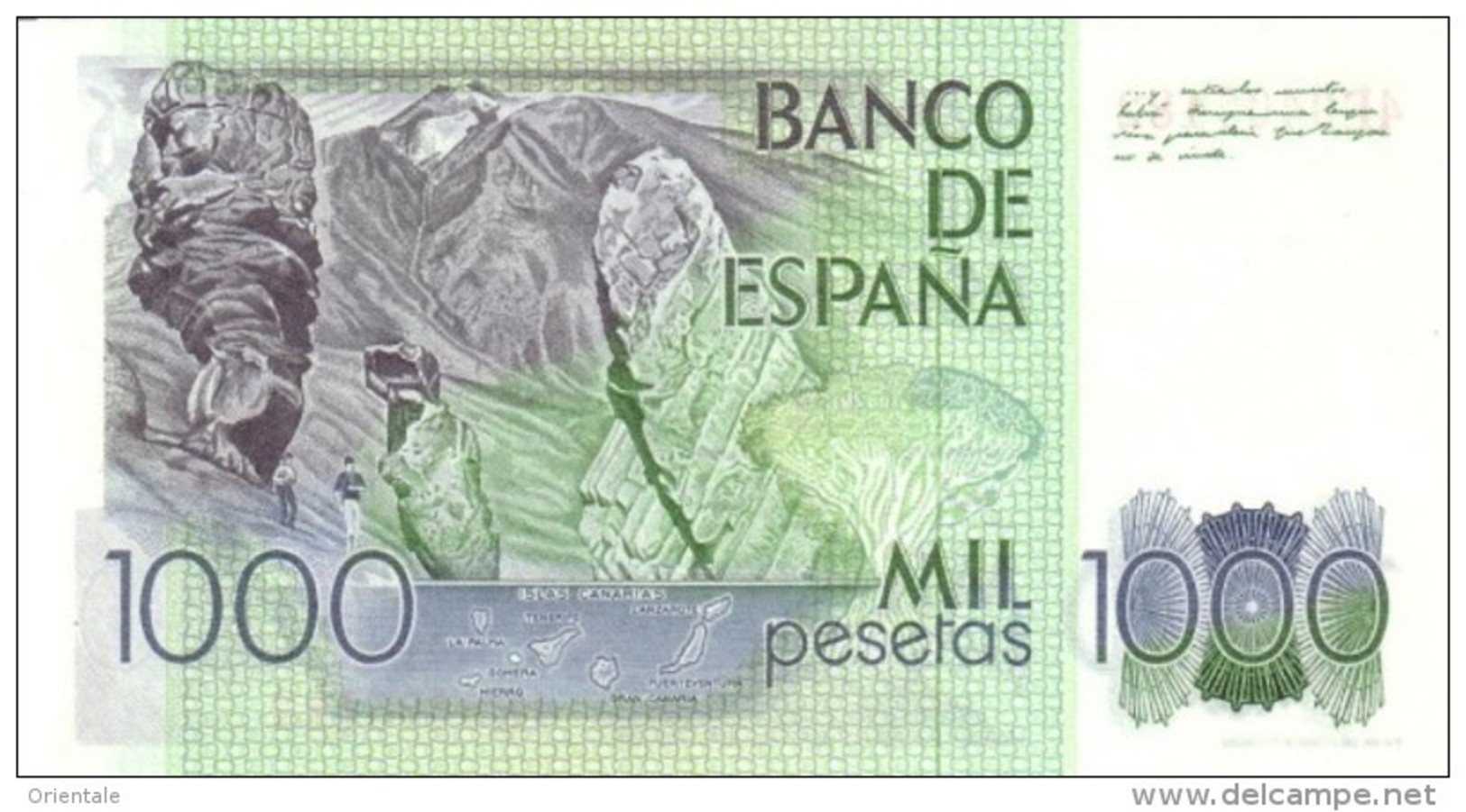 SPAIN P. 158 1000 P 1979 UNC - 1000 Pesetas