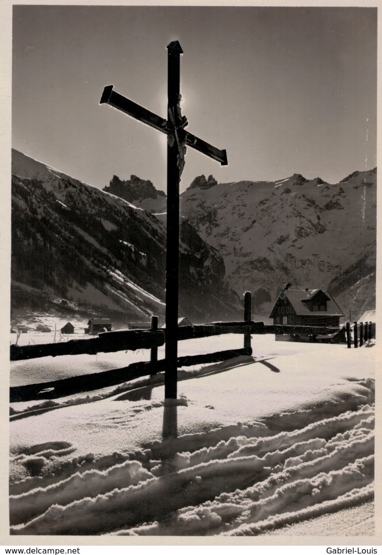 Wintermotiv Bei Engelberg ( Carte 10 X 15 Cm) - Engelberg